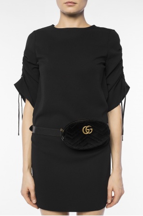 'gg marmont' velvet belt bag, zdjęcie 2 'gg marmont' velvet belt bag od Gucci